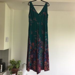 Anthropologie Maeve Floral Jumpsuit